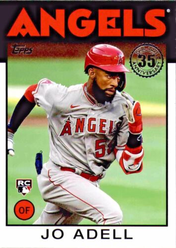 2021 Topps Jo Adell Rookie 1986 Topps #86B-90 - Los Angeles Angels  - Picture 1 of 1