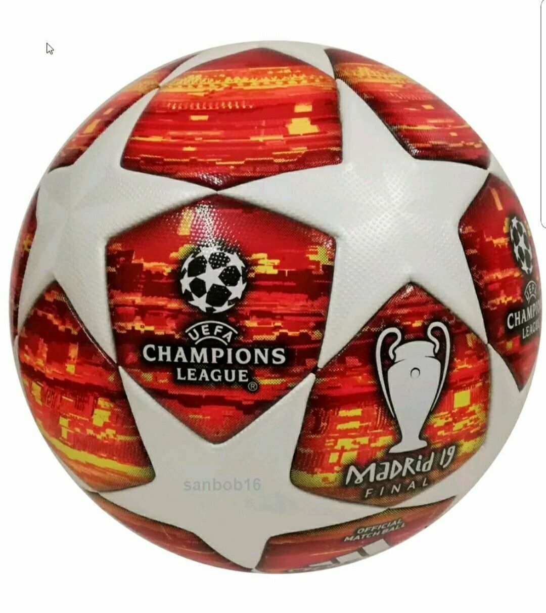 Adidas Ball Final Madrid J350 Champions League 2018/19 Color Red Taglia  Palloni 5