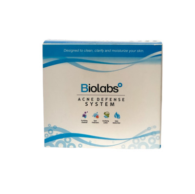 Biolabs Acne Defense System Set (4pcs | Acne Treatment Set) NEW IN BOX!