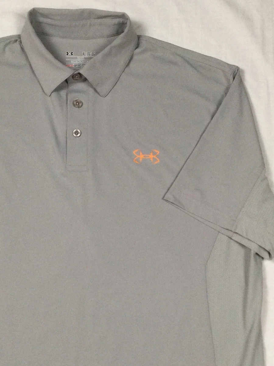 Under Armour Fishing Polo Men's XL X-large barbed wire logo!! Very cool