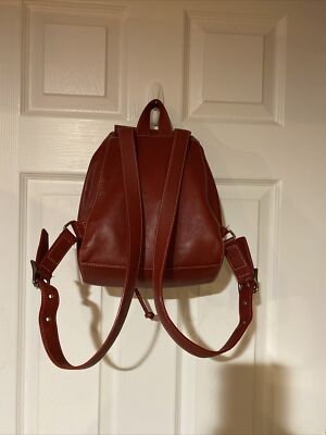 COACH LEGACY DRAWSTRING RED LEATHER BACKPACK 9569 | eBay