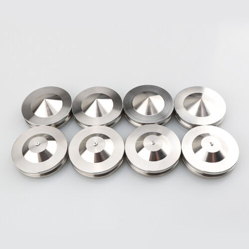 4 piezas Altavoz de audio Soporte Pies Acero Inoxidable Aislamiento de alta fidelidad Almohadilla base de picos - Imagen 9 de 12