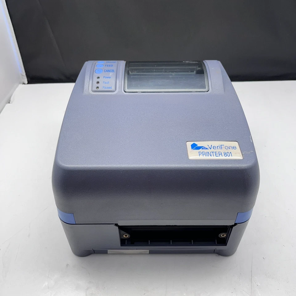 VeriFone Printer 801 DMX-E-4203 Thermal Label Printer Sold As Is B4 - Image 2 of 4