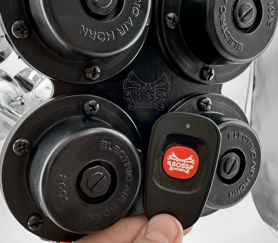 Bocina de aire de tren de taladro de impacto DeWalt 20v + control remoto: BossHorn EE. UU. Foto 4 de 4