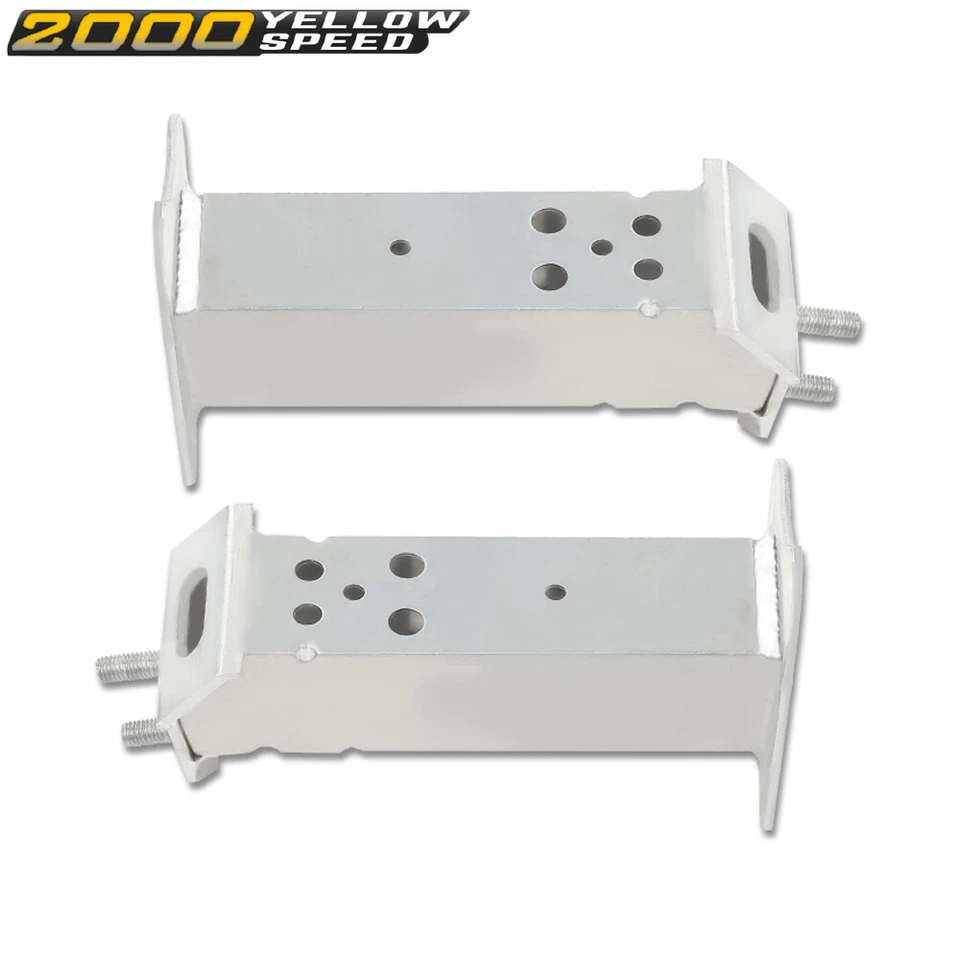 Pair Fit For 2016-2018 Toyota Prius Bumper Bracket Front Left + Right New - Imagem 2 de 4