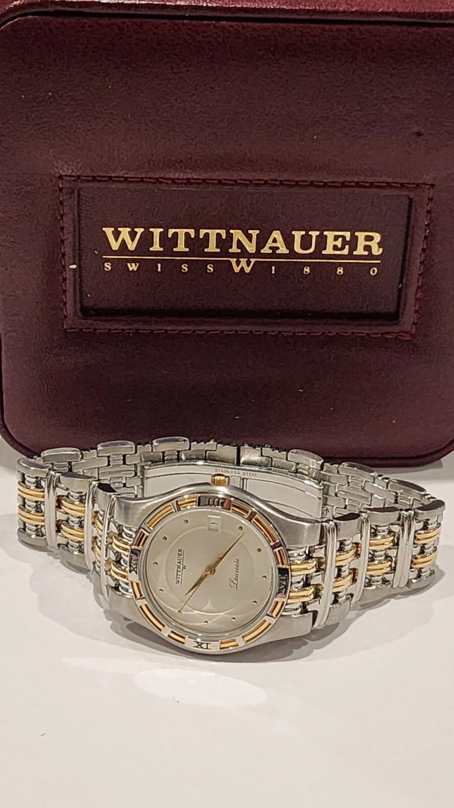 Breguet — WITTNAUER LAUREATE WATCH KW 4509 SWISS 9554 Men's Wittnauer Watch in Box