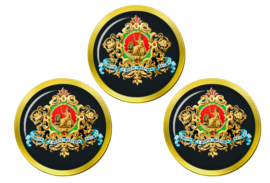 London & North Western Railway Crest Golf Ball Markers