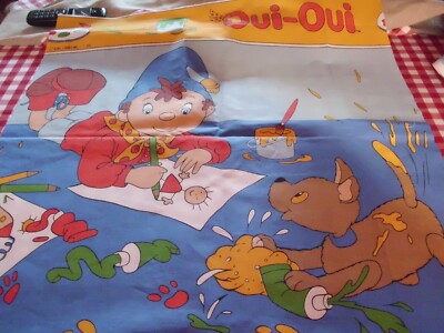 Coupon De Tissu Coton Enfant - Motif Chiens, 1 Pièce, Origine France, Pour Couture Créative