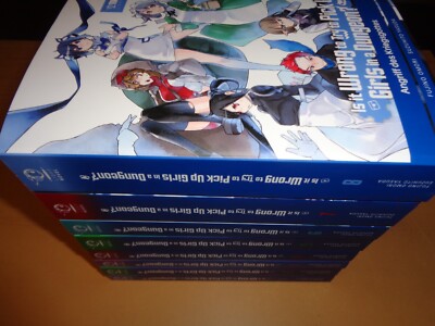 Is it Wrong totry Pick Up Girls in a Dungeon Light Novel Nr.1-8 Tokyopop deutsch