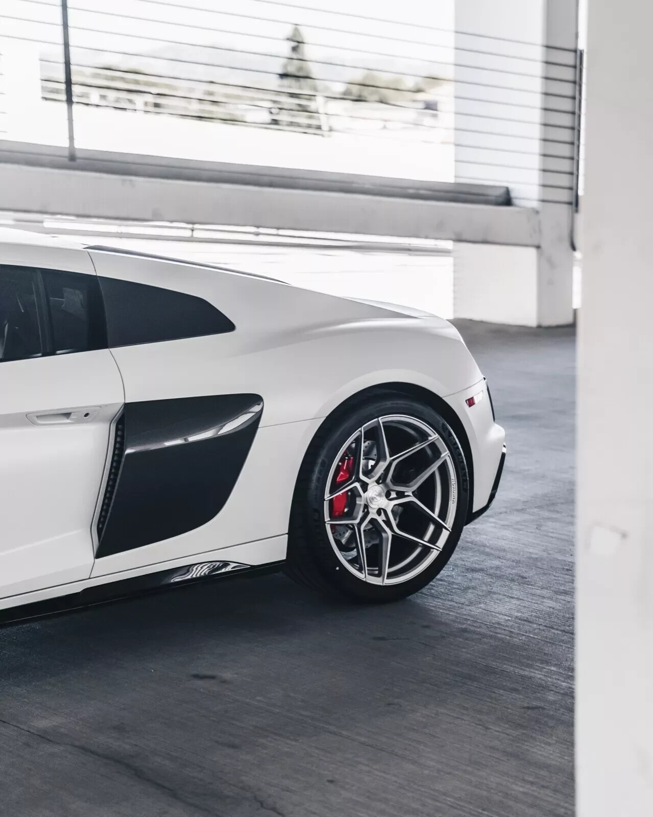 20” ROHANA RFX11 BRUSHED TITANIUM CONCAVE WHEELS FOR AUDI R8