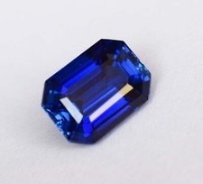 Deep Midnight Blue Sapphire Emerald 10-12 Ct Royal Dark Sapphire Brilliance