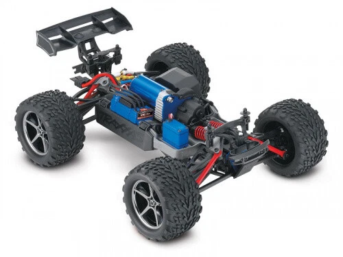 Traxxas E-Revo 4x4 1:16 RTR Monster Truck viola TSM VXL-3m Brushless con batt... - Immagine 3 di 4