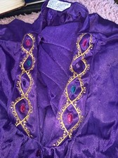 Vintage Vassarette Nylon Nightgown Robe XXXL Button Down Purple Royal ColorTrim