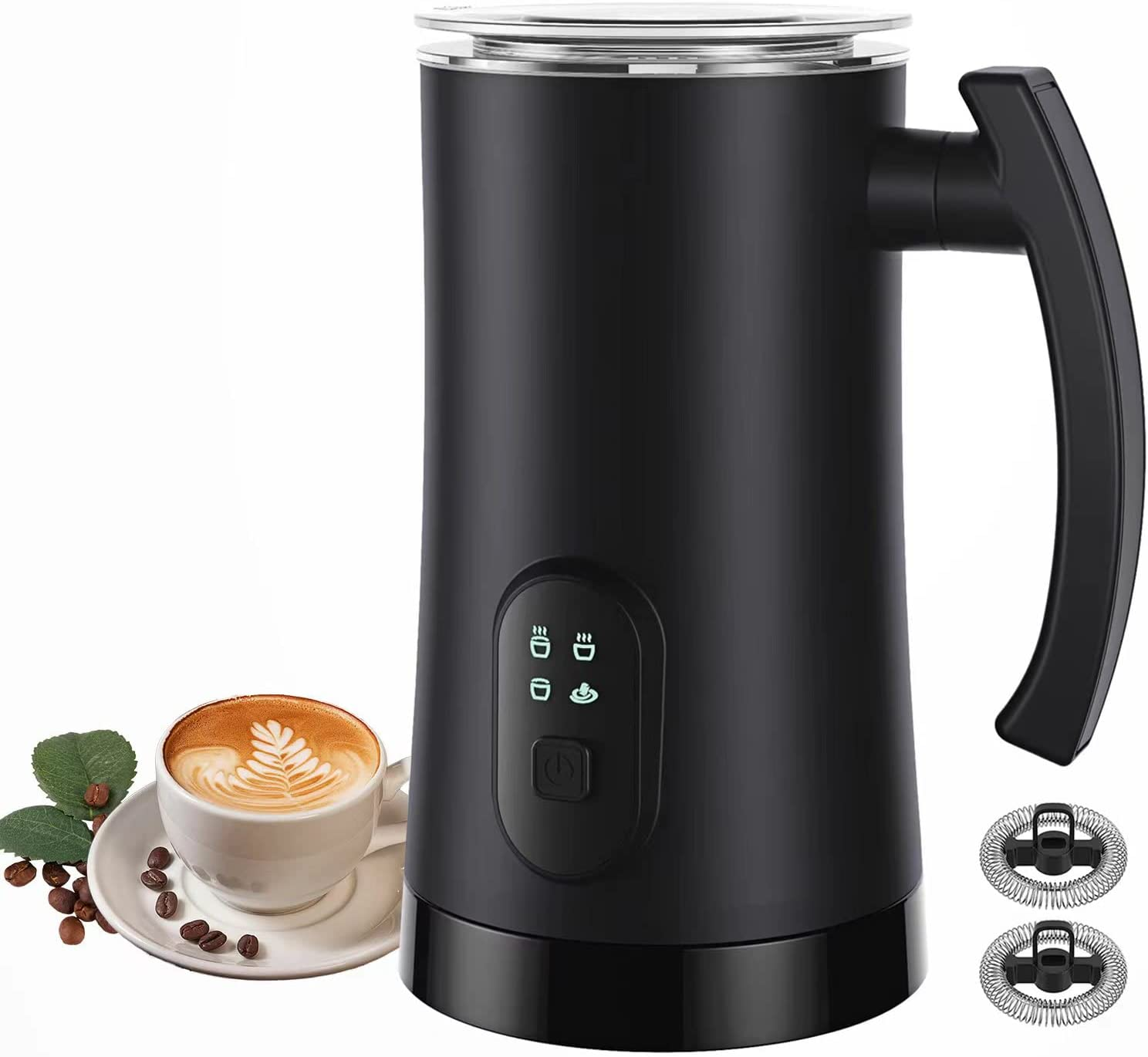 Electric Milk Frother, 11.8Oz/350Ml 4 in 1 Automatic Foam Maker for Coffee