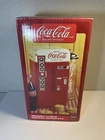 Coca Cola Ceramic Soda Vending Machine Snack Cookie Jar Vintage Antique New