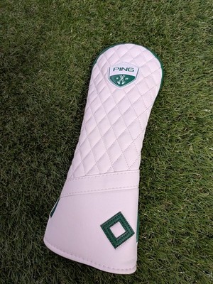 Neu Ping Masters Golf Fairway 3 5 7 Holz Headcover Schlägerabdeckung weiß grün Schläger 