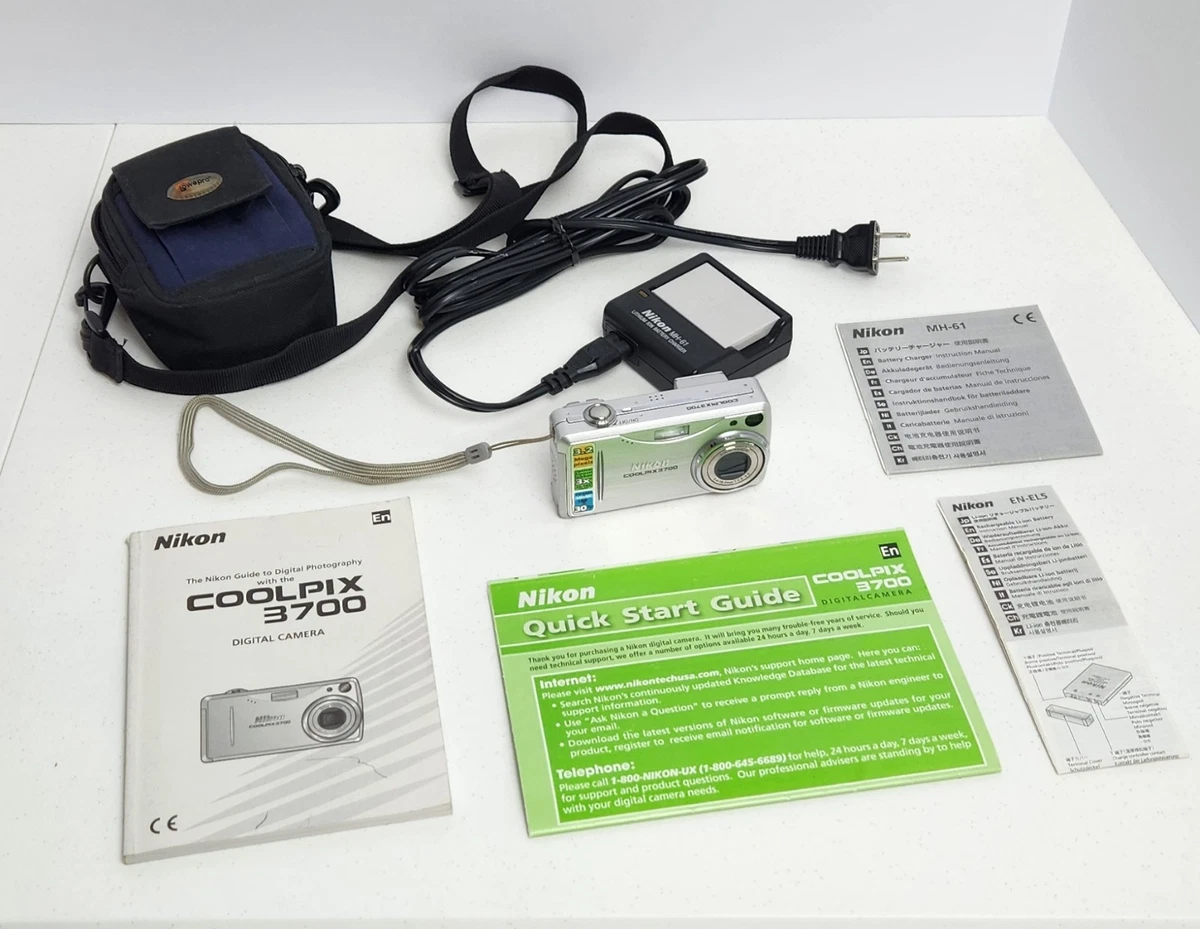 Nikon Coolpix 3700 3-9.9x Optical Zoom Digital Cameras for Sale