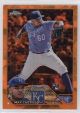 2023 Topps Chrome Sapphire Edition Orange 21/25 Max Castillo #251 0c2