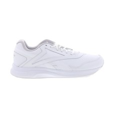 Reebok Walk Ultra 7 DMX MAX Wide 2E Mens White Wide Sneakers Shoes