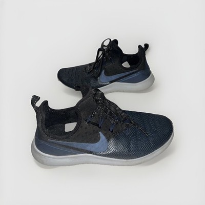 Nike Free Sneakers Women's Size 8.5 Blue And Black Running Shoes