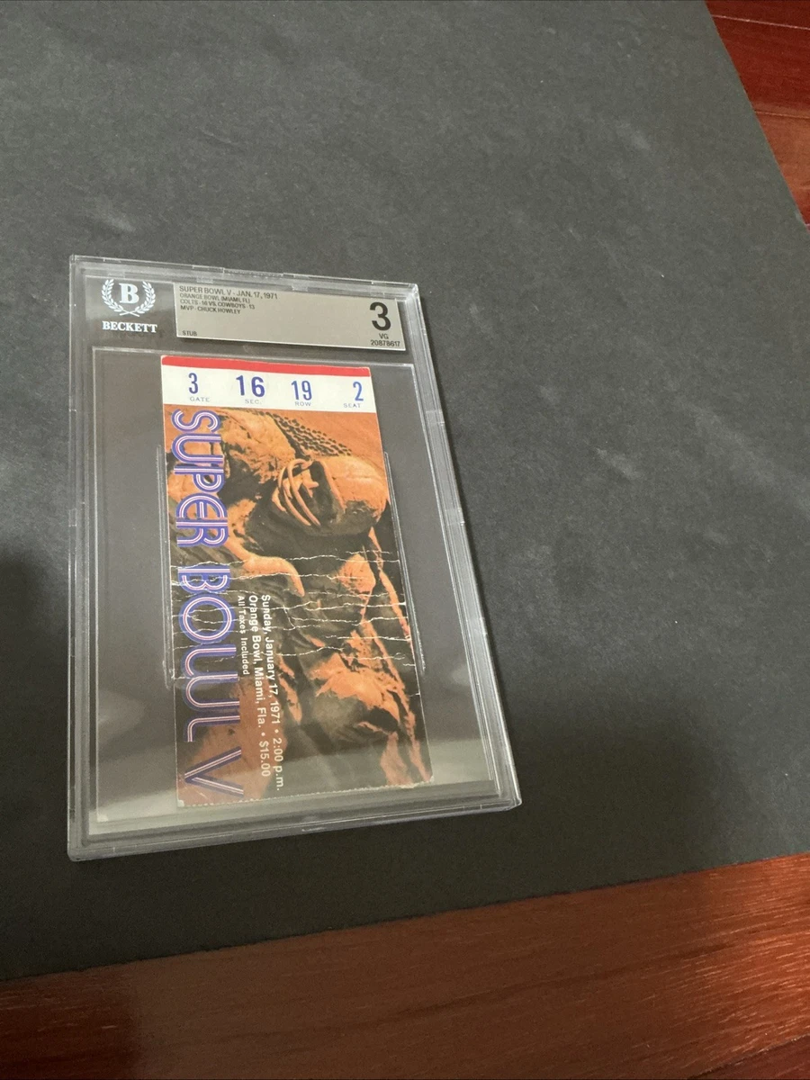 25+ Super Bowl In Vintage Sports Ticket Stubs for sale | Updated