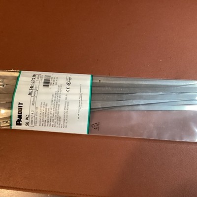 Bag Of 50 Panduit # MLT4H-LP316 Stainless Steel Ties 14.3  Long  .31  Wide