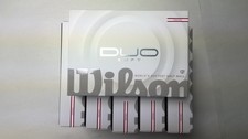 2025 WILSON DUO SOFT TRK360 GOLF BALLS / 6 DOZEN / WHITE,RED