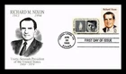 US COVER RICHARD NIXON 37TH PRESIDENT FIRST DAY ISSUE COMBO PANDA CACHET