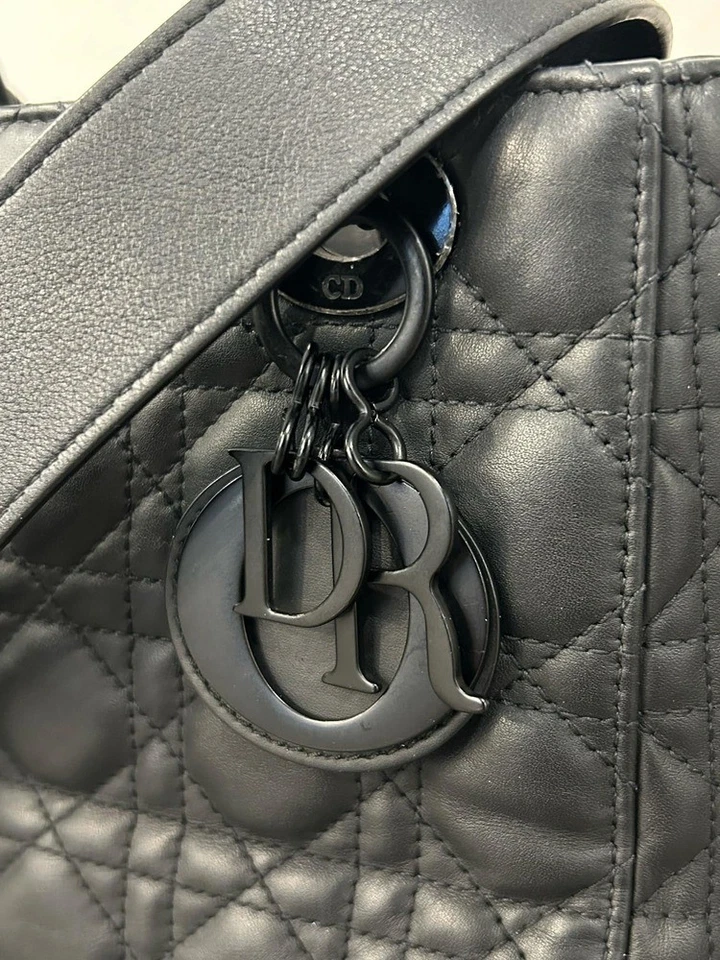 Christian Dior Small Lady Dior My ABCDior Bag Ultramatte Cannage SPBSAL 336647 - Image 2 of 4