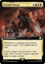 NM - Foil - Fervent Charge (Extended Art) - 477 - Universes Beyond: Fallout