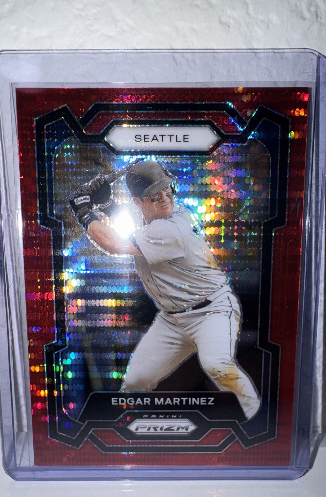 2024 Panini Prizm - Edgar Martinez #101 Red Pulsar Prizm /399