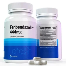 FENBENDAZ0LE 444 mg 90 caps– Advanced Dietary Supplement | 90 Capsules | Non-GMO