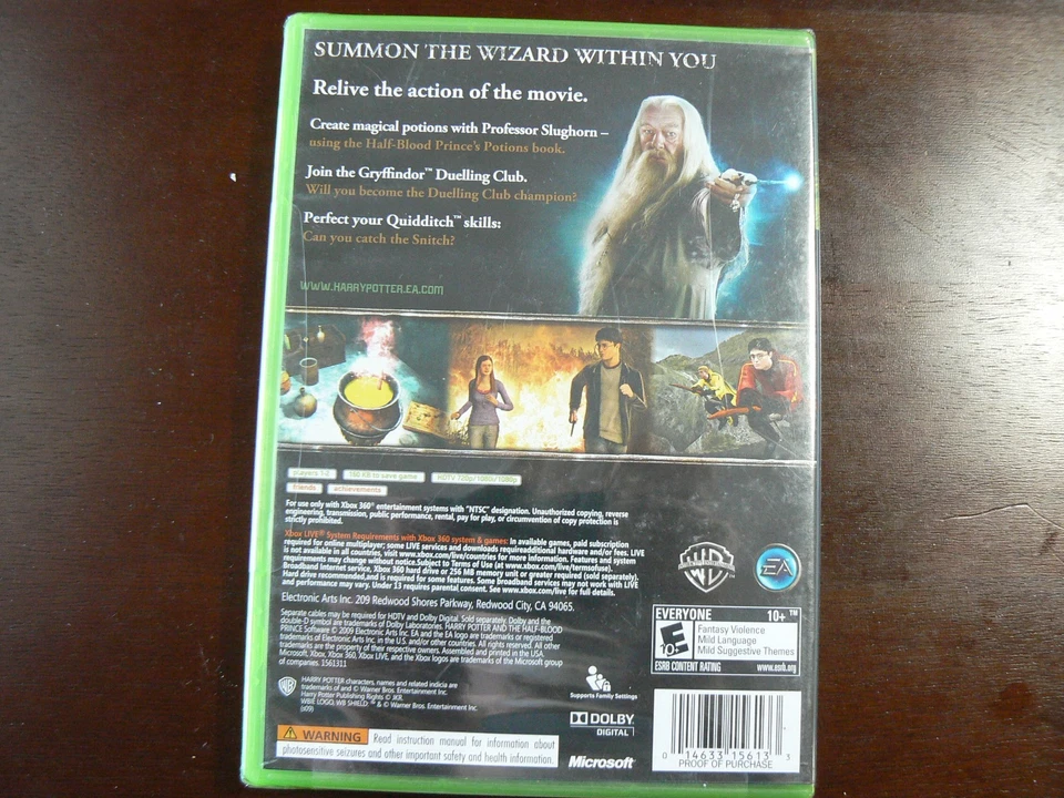 Harry Potter Half Blood Prince & Deathly Hollows 1 (Xbox 360) NEW FACTORY SEALED - Image 4 of 4