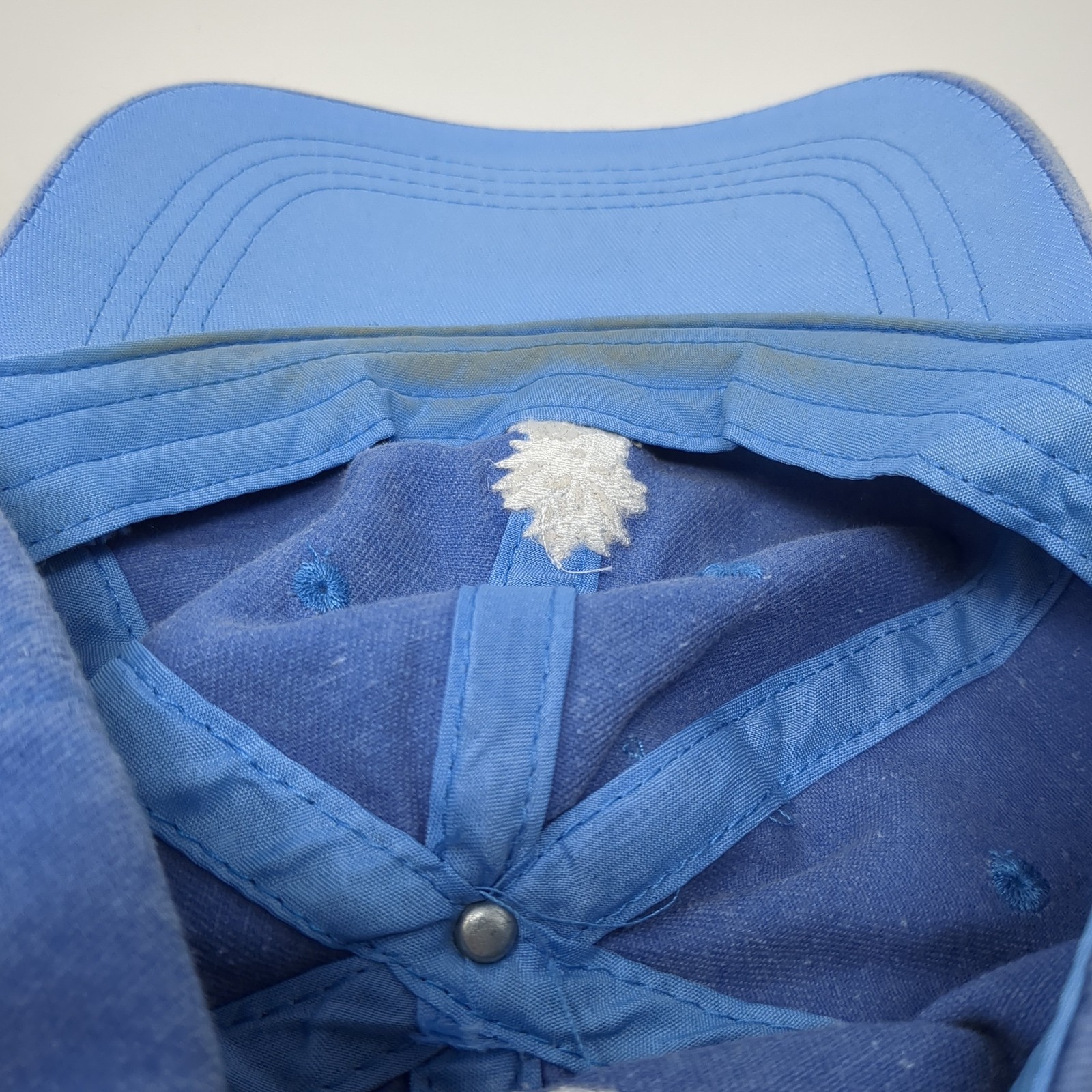 Embroidered Pineapple Slideback Baseball Cap Blue… - image 8