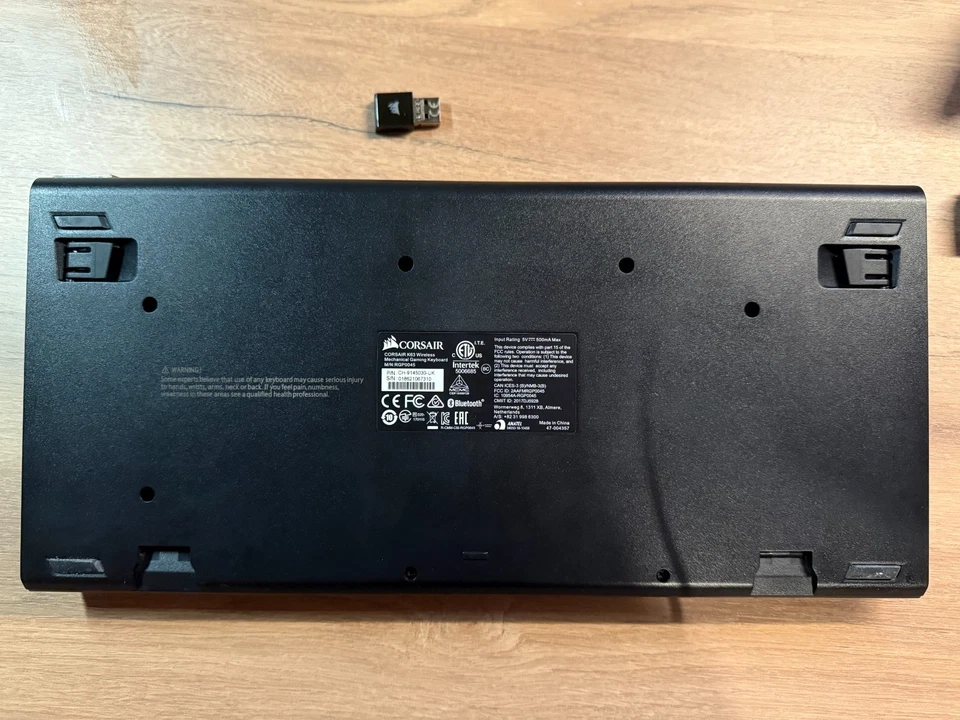 Corsair K63 [BLUE] (CH9145030UK) Wireless Gaming Keyboard White Keys - Image 2 of 2