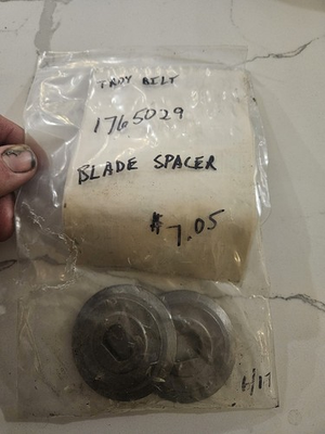 #ad Troy Bilt Bolens Blade Spacer 1765029 $21.56