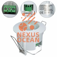 360° Ceiling PIR Infrared Body Motion Sensor Detector Lamp Light Switch 220V