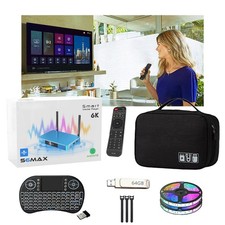 SuperBox S6 MAX Android 12 Smart TV Box 4GB RAM 64GB WiFi-6 6K BT5.2 Accessories