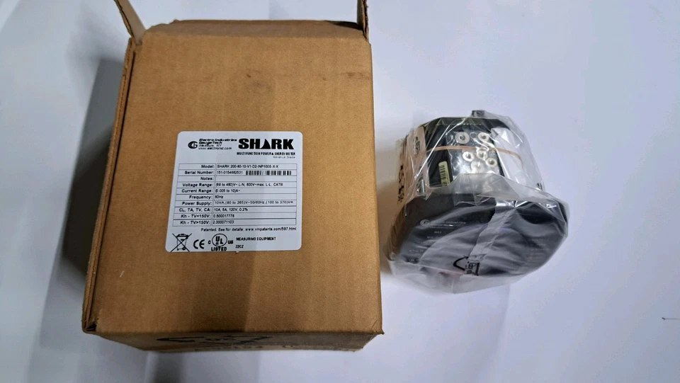 ELECTRO INDUSTRIES GAUGETECH New Electro Industries SHARK 200-60-10-V1-D2-INP100S-X-X Meter