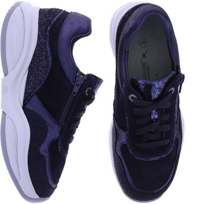 Xsensible Stretchwalker | SWX11 | Navy-Blau | Stretch-Leder | 300852-221 | Damen