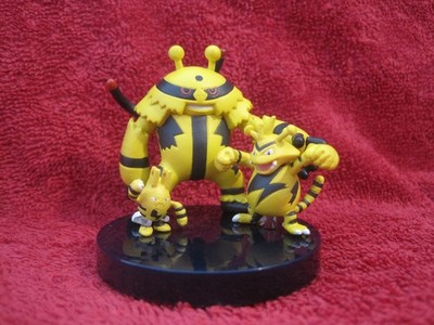 Pokemon-Figuren-Set/Zukan:Elevoltek+Elektek+Elekid (Electivire/Electabuzz) F34