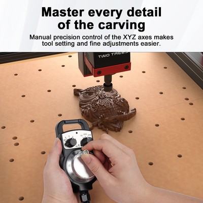 Twotrees MPG CNC 4 Axis Electronic Handwheel Mach3 Motion Control TTC450