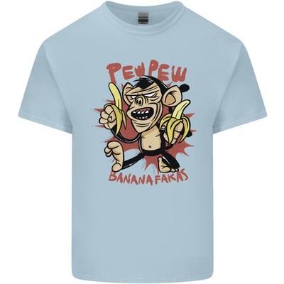 Gildan Kinder T-Shirt Bananas Monkey Graphic Print Kurzarm
