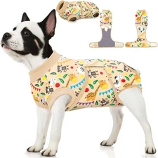 Dog Recovery Suit Male Neutered Surgery, Medium