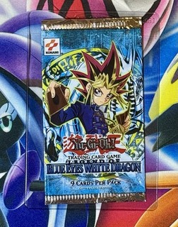 EMPTY 2002 Yu Gi Oh! Legend of Blue Eyes White Dragon Unlimited Booster Pack Art