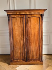 An Antique Victorian Mahogany Double Wardrobe ~Delivery Available~