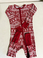 Little Sleepies Bamboo Fair Isle Reindeer Christmas Zip Sleeper 18-24M