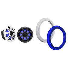 Kicker 51MSC84 8" LED Premium Marine Speakers & 51KLSR88 - 8.8-Inch to 8-Inch...