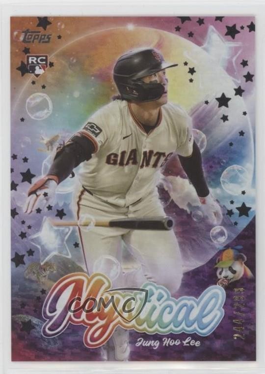 2024 Topps Update Mystical Black /299 Jung Hoo Lee #MYS-19 Rookie RC