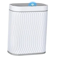 Bathroom Trash can with Automatic Touchless Lid, 2.6 Gallon Motion Sensor Grey